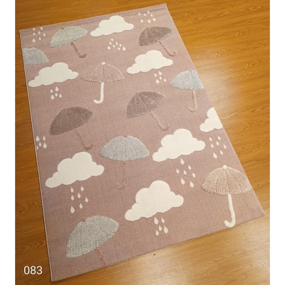 سجاد اطفال غيوم لون وردي سجاد اطفال غيوم لون وردي