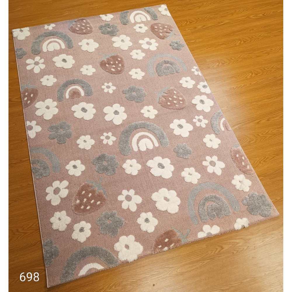 سجاد اطفال وردة لون وردي سجاد اطفال وردة لون وردي