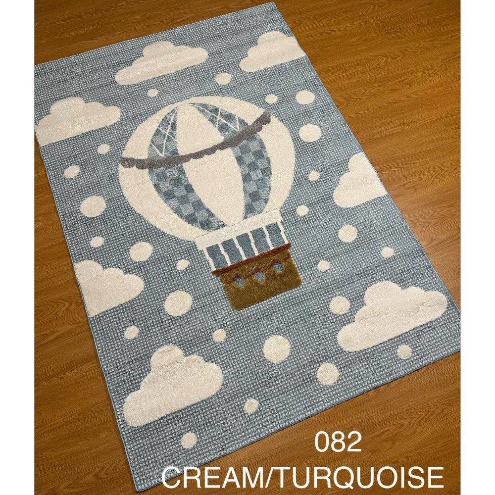 سجاد اطفال منطاد لون ازرق سجاد اطفال منطاد لون ازرق