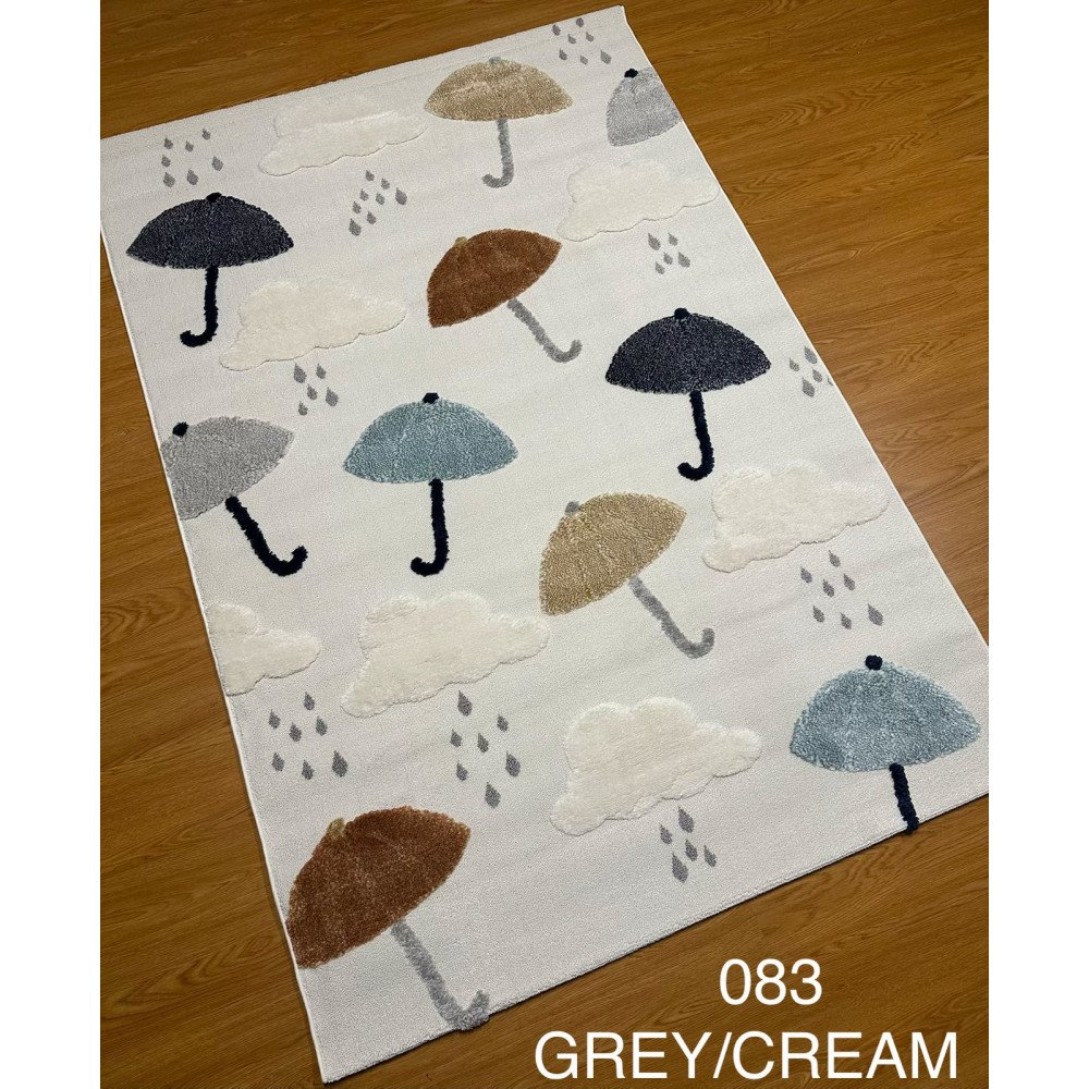 سجاد اطفال مظلة وامطار لون سكري