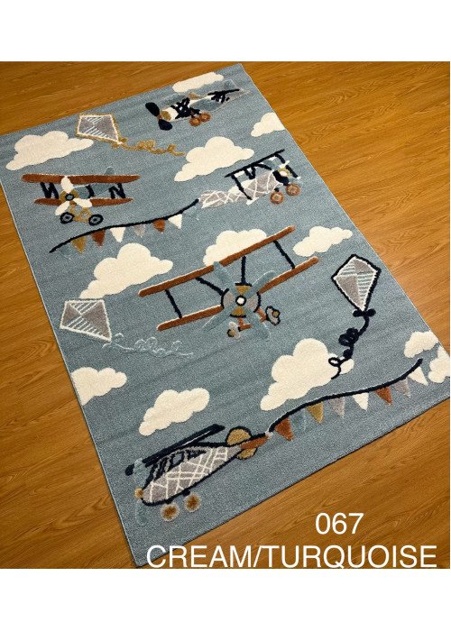 سجاد اطفال لون ازرق