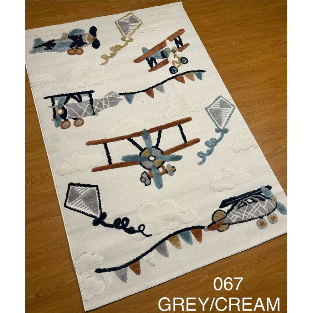 سجاد اطفال طائرة لون سكري