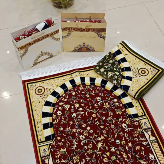 طقم سجادة صلاة – محراب (مشكاة) طقم سجادة صلاة – محراب (مشكاة)