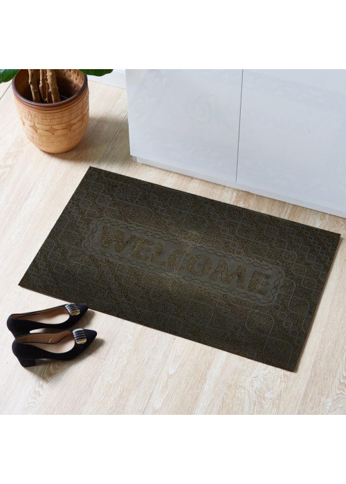 دعسات باب خارجي بارزة لون اسود ذهبي