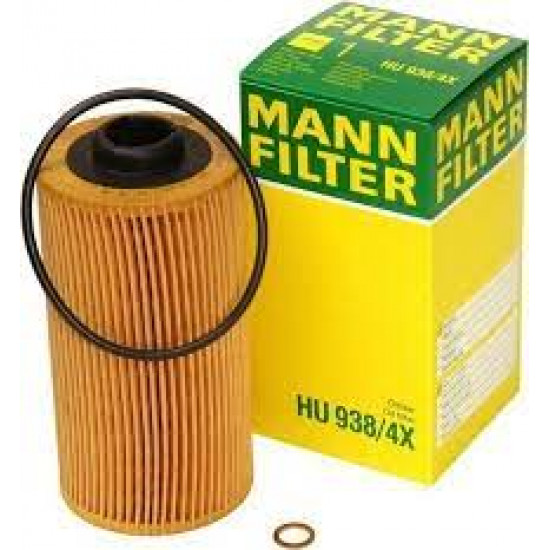 MANN OIL FILTER HU938/4x BMW Serie 5,7 X5 Landrover L3