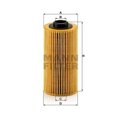MANN OIL FILTER HU938/4x BMW Serie 5,7 X5 Landrover L3