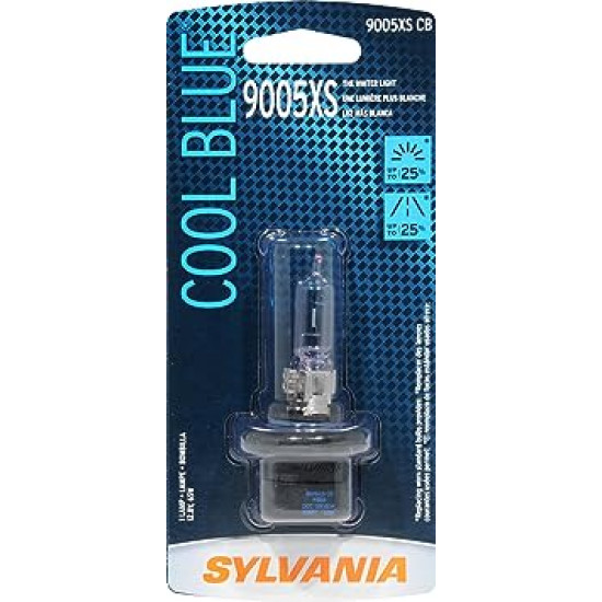 سيلفانيا اوسرام كول بلو لمبة مصباح أمامي 9005 باللون الازرق 12V 8V 65W High Beam