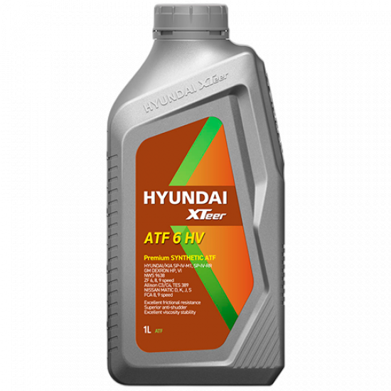 هيونداي اكستير زيت ناقل الحركة الأوتوماتيكي ATF-6 HV / Premium Synthetic