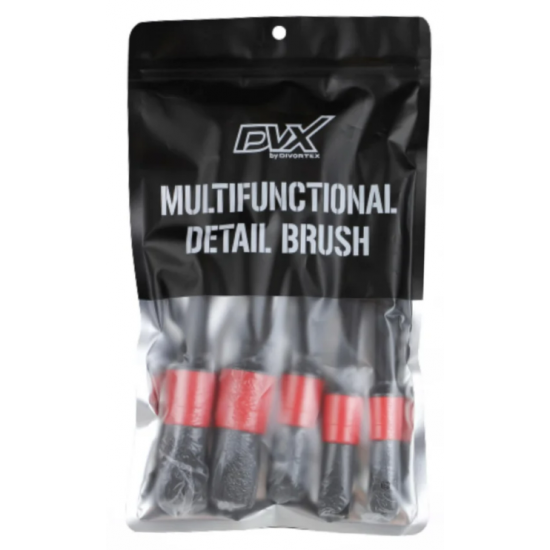 دي في اكس طقم 5 فرش متعدد الاستخدامات لتنظيف السيارة DVX 