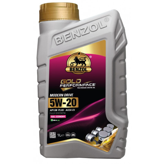 Benzol 5w20 SN PLUS - C5 زيت محرك تخليقي كامل 1 لتر