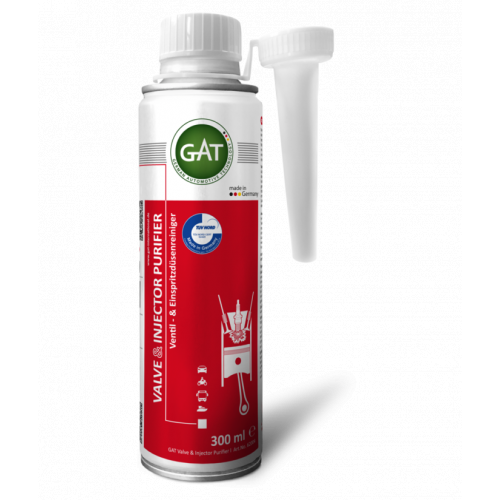 منظف بخاخات بنزين (معالج تنظيف البخاخات والبلوف) Valve & Injector Purifier 300 ml. GAT منظف بخاخات بنزين (معالج تنظيف البخاخات والبلوف) Valve & Injector Purifier 300 ml. GAT