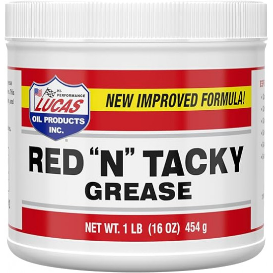 لوكاس شحم أحمر LUCAS REDLUCAS RED "N"TACKY GREASE 454G لوكاس شحم أحمر LUCAS REDLUCAS RED "N"TACKY GREASE 454G