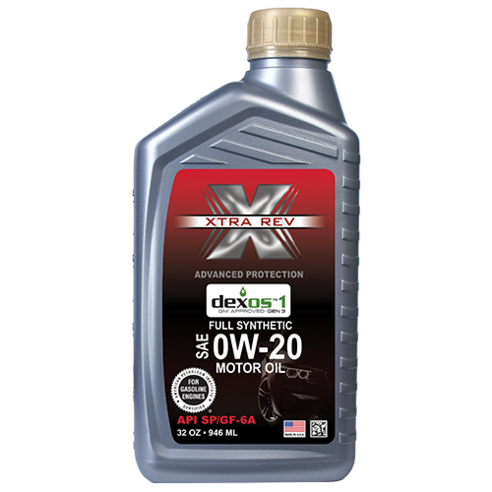 زيت محرك XTRA REV ( 0W20 ) - DEXOS1 تخليقي بالكامل API SP