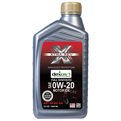 زيت محرك XTRA REV ( 0W20 ) - DEXOS1 تخليقي بالكامل API SP