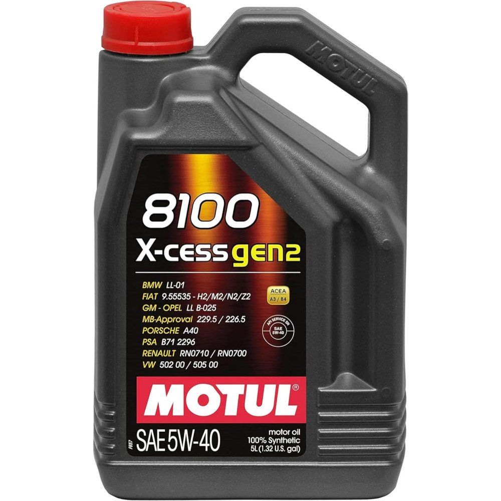 (5LTR)  موتول زيت محرك| MOTUL 8100 X-CESS GEN2 | SAE 5W40 