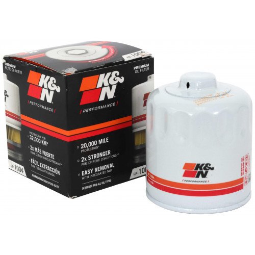ACURA, HONDA, HYUNDAI, ISUZU, KIA, MAZDA, MITSUBISHI, SUBARU, TOYOTA K&N HP1004 Oil Filter USA