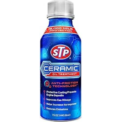 STP Ceramic Oil Treatment 443ml – اس تي بي حماية متقدمة للمحرك بتقنية السيراميك