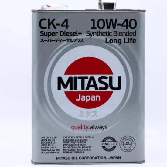 ميتاستو سوبر ديزل بلس CK-4 10W-40 – جالون 4 لتر ميتاستو سوبر ديزل بلس CK-4 10W-40 – جالون 4 لتر