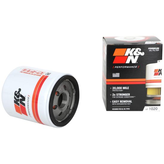 K&N فلتر زيت رياضي OIL FILTER 20000 MILES HP1020 (PF64) USA PF48 KN K&N فلتر زيت رياضي OIL FILTER 20000 MILES HP1020 (PF64) USA PF48 KN