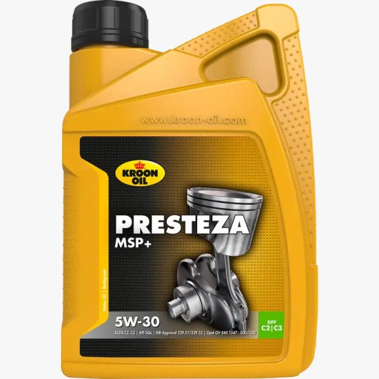 كرون زيت محرك Kroon Oil Presteza MSP+ 5W-30 C2 C3 كرون زيت محرك Kroon Oil Presteza MSP+ 5W-30 C2 C3