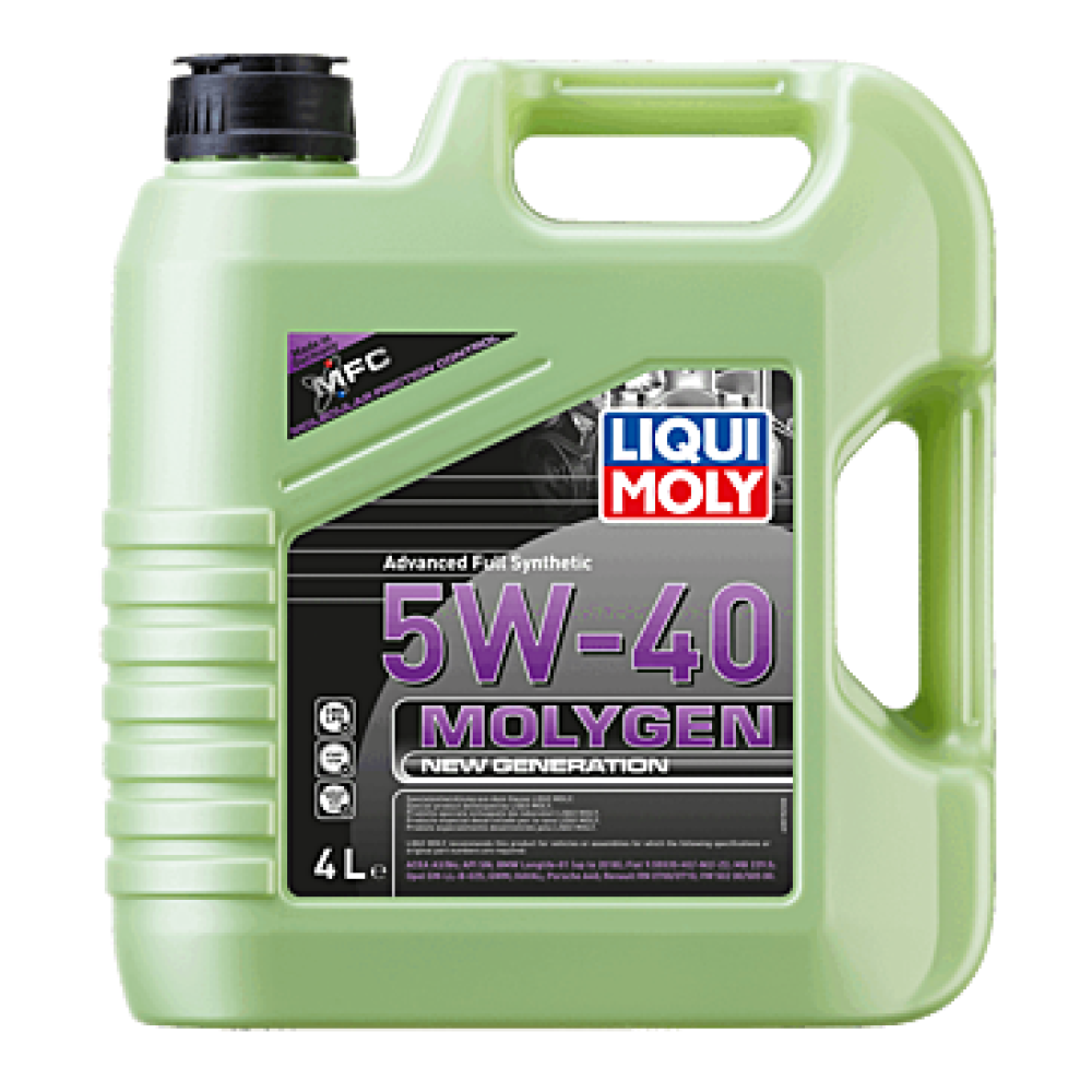 زيت محرك ليكوي مولي Liqui Moly Molygen نيو جينيريشن 5W-40 – 4 لتر زيت محرك ليكوي مولي Liqui Moly Molygen نيو جينيريشن 5W-40 – 4 لتر