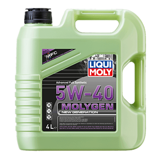 زيت محرك ليكوي مولي Liqui Moly Molygen نيو جينيريشن 5W-40 – 4 لتر