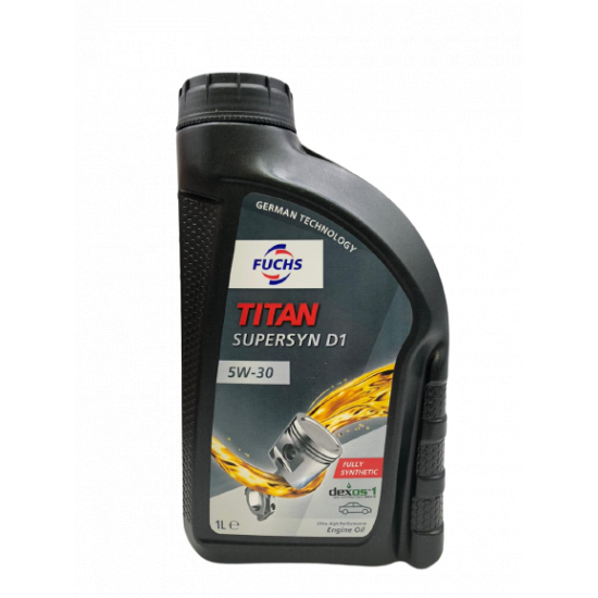 فوكس تيتان 5W30 زيت محرك 1 لتر DEXOS 1 G 3 تخليقي بالكامل 1 لنر 