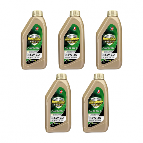 5 علب هافولين 1 لتر 5W30 ( عرض خاص ) 