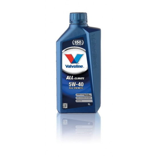 VALVOLINE ALL CLIMATE ENGINE OIL  5W40 1L PETROL,DEISEL &LPG 