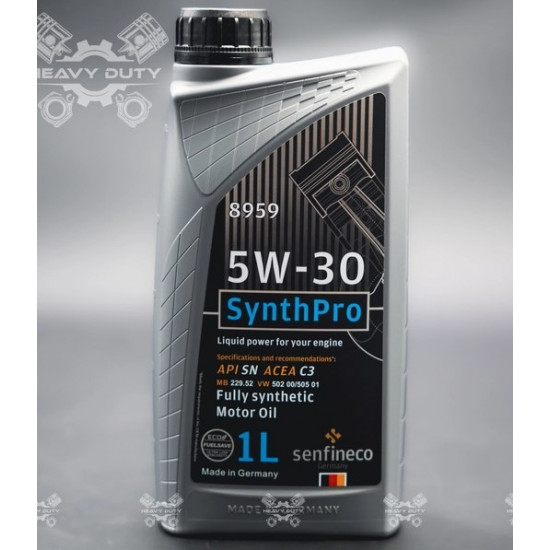  SENFINECO API SN ACEA C3 5W30 FULLY SYNTHETIC DIESEL & PATROL OIL (8959) 