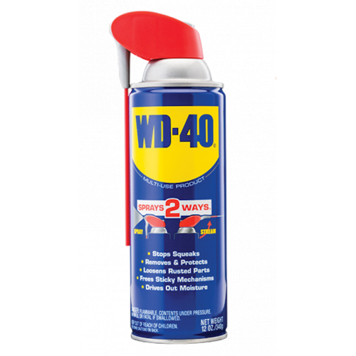 دبليو دي فورتي WD40bزيوت التشحيم سترو الذكية بمفعول مزدوج بحجم 250 مل 