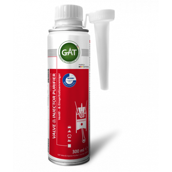 منظف بخاخات بنزين (معالج تنظيف البخاخات والبلوف) Valve & Injector Purifier 300 ml. GAT 