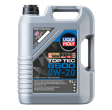 ليكوي مولي زيت محرك  6600 SAE 0W-20  - جالون 5 لتر 