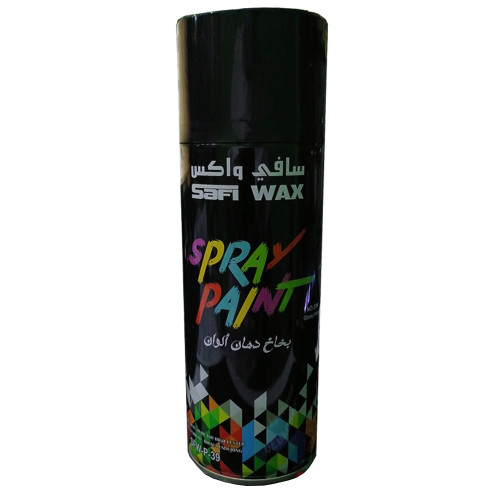 بوية بخاخ اسود لامع سافى واكس (450 مل)