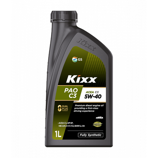 زيت ديزل كيكس 5-40 تخليقى ACEA/ C3 PAO API / SP 