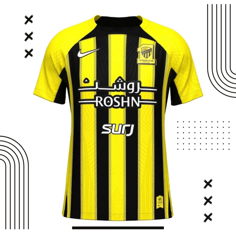 قميص نادي الاتحاد الجديد 24/25 | Ittihad Home kit قميص نادي الاتحاد الجديد 24/25 | Ittihad Home kit