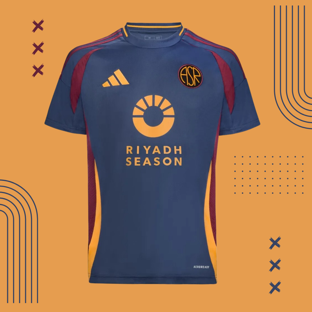 تيشيرت روما الثالث 24/25 Roma Third Tshirt تيشيرت روما الثالث 24/25 Roma Third Tshirt