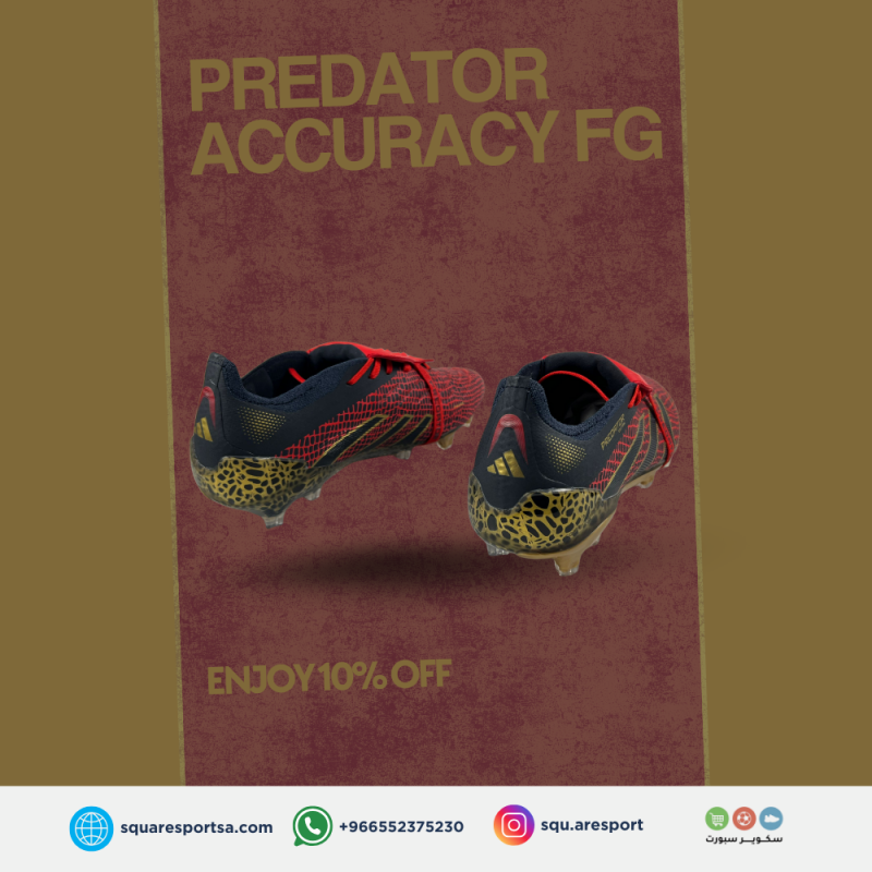 بوت رياضي اديداس برياداتور اكيورسي | PREDATOR ACCURACY FG BOOTS بوت رياضي اديداس برياداتور اكيورسي | PREDATOR ACCURACY FG BOOTS