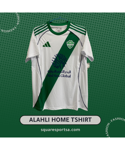 تيشيرت النادي الاهلي الاساسي الاساسي 25/26 - Al Ahli Home Jersey تيشيرت النادي الاهلي الاساسي الاساسي 25/26 - Al Ahli Home Jersey