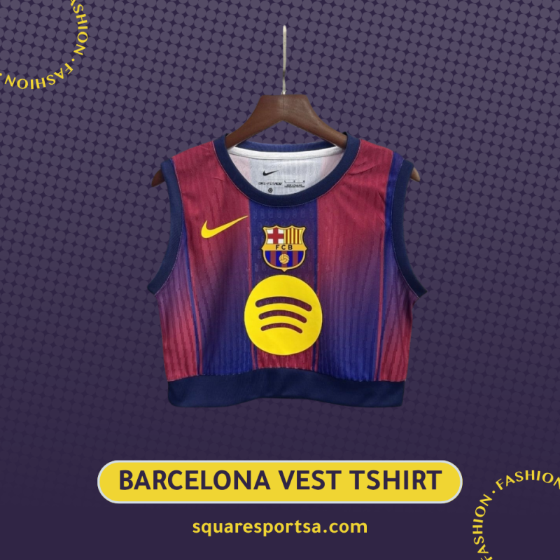 تيشيرت برشلونة النسائي كروب توب تيشيرت برشلونة النسائي كروب توب