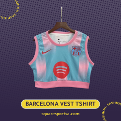 Barcelona Women's Crop Top Jersey | High Quality