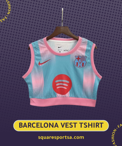 Barcelona Women's Crop Top Jersey | High Quality