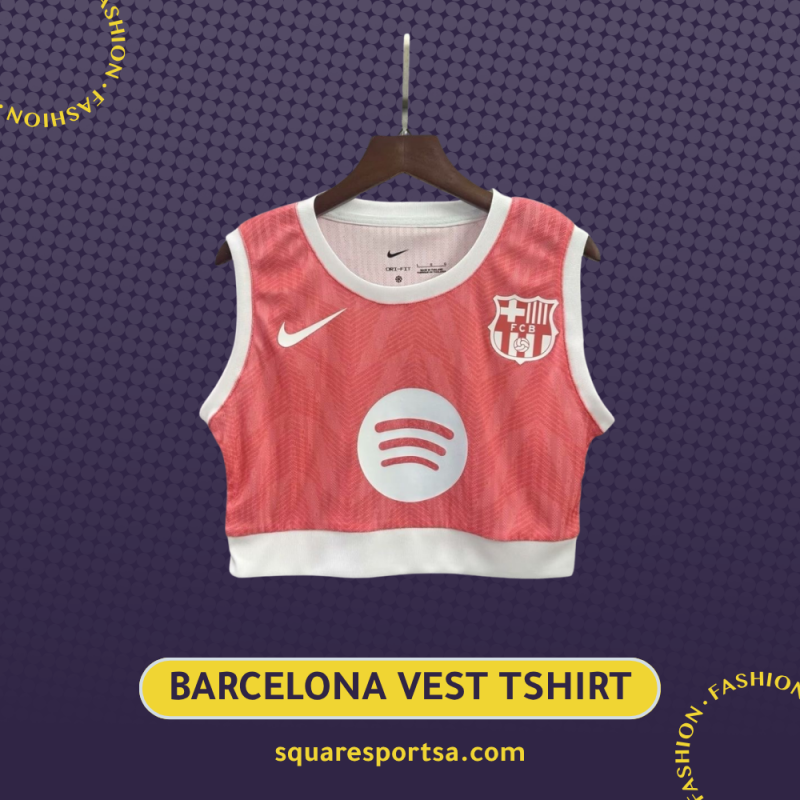تيشيرت برشلونة النسائي كروب توب تيشيرت برشلونة النسائي كروب توب