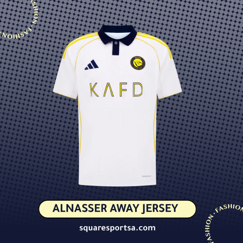 تيشيرت نادي النصر الابيض الثالث 25/26 | Al Nassr Third Jersey white تيشيرت نادي النصر الابيض الثالث 25/26 | Al Nassr Third Jersey white