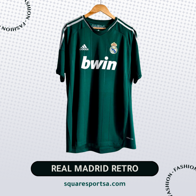 تيشيرت ريال مدريد الأخضر الطقم الثالث موسم 12/13 | Real Madrid Green Jersey تيشيرت ريال مدريد الأخضر الطقم الثالث موسم 12/13 | Real Madrid Green Jersey
