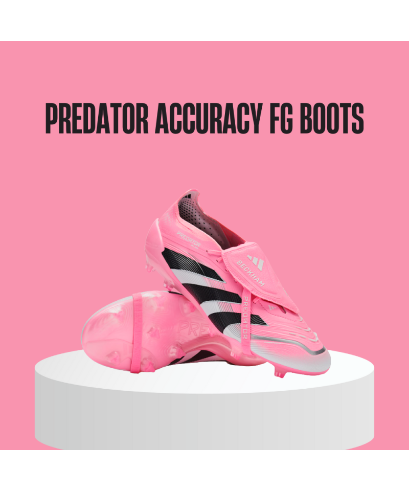Adidas Predator Accuracy FG – إصدار بيكهام الوردي Adidas Predator Accuracy FG – إصدار بيكهام الوردي