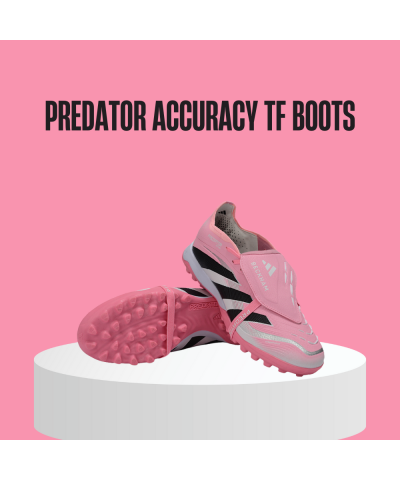 Adidas Predator Accuracy TF – إصدار بيكهام الوردي | نسخة اللاعبين Turf Adidas Predator Accuracy TF – إصدار بيكهام الوردي | نسخة اللاعبين Turf