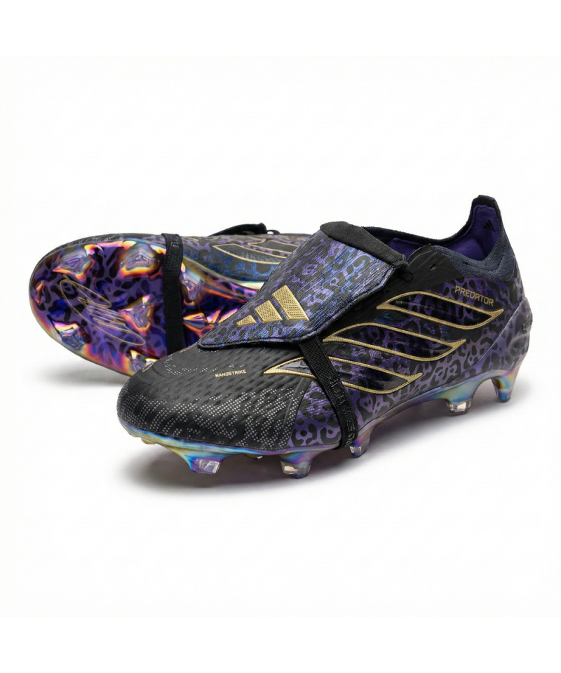 بريداتور إيليت 26 تانغ FG – أسود/بنفسجي مع تفاصيل ذهبية | Predator Elite 26 Tongue FG – Black/Purple/Gold بريداتور إيليت 26 تانغ FG – أسود/بنفسجي مع تفاصيل ذهبية | Predator Elite 26 Tongue FG – Black/Purple/Gold