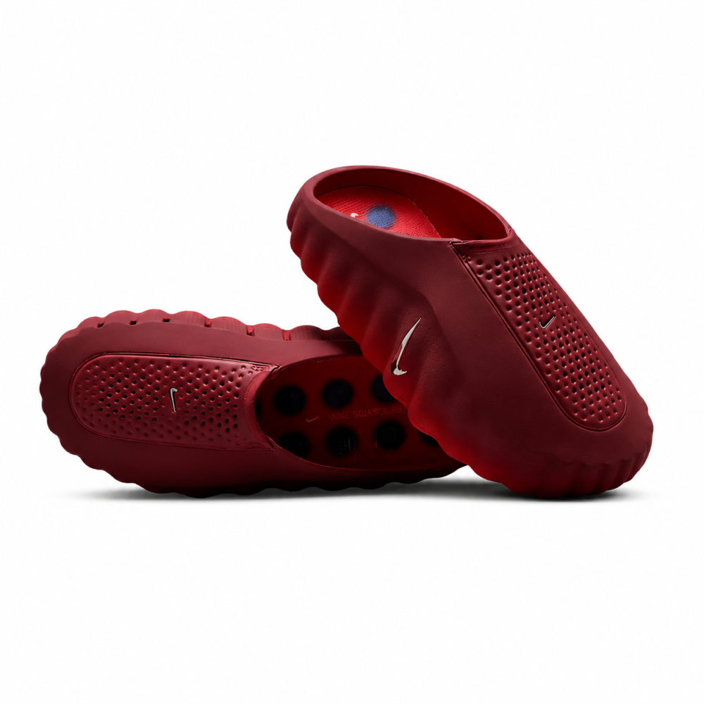 سليبر نايك مايند 001 مثقّب أحمر | Nike Mind 001 Perforated Slide Sneakers - Team Red