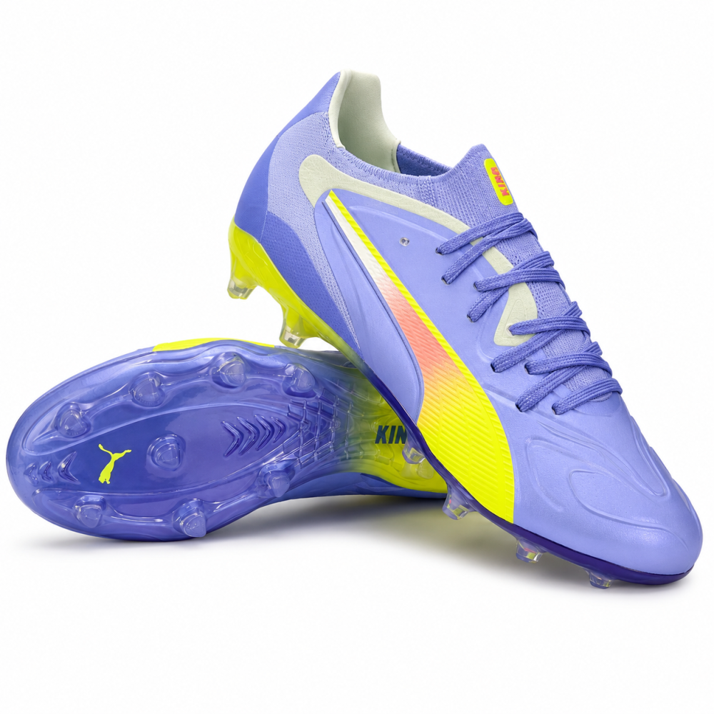 بوت بوما كينج ألتيميت FG بنفسجي أصفر | Puma King Ultimate FG Lavender Yellow